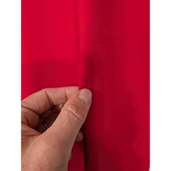 TALBOTS Hampshire Ankle Pants women's 16W red festive comfort trouser - Picture 3 of 7